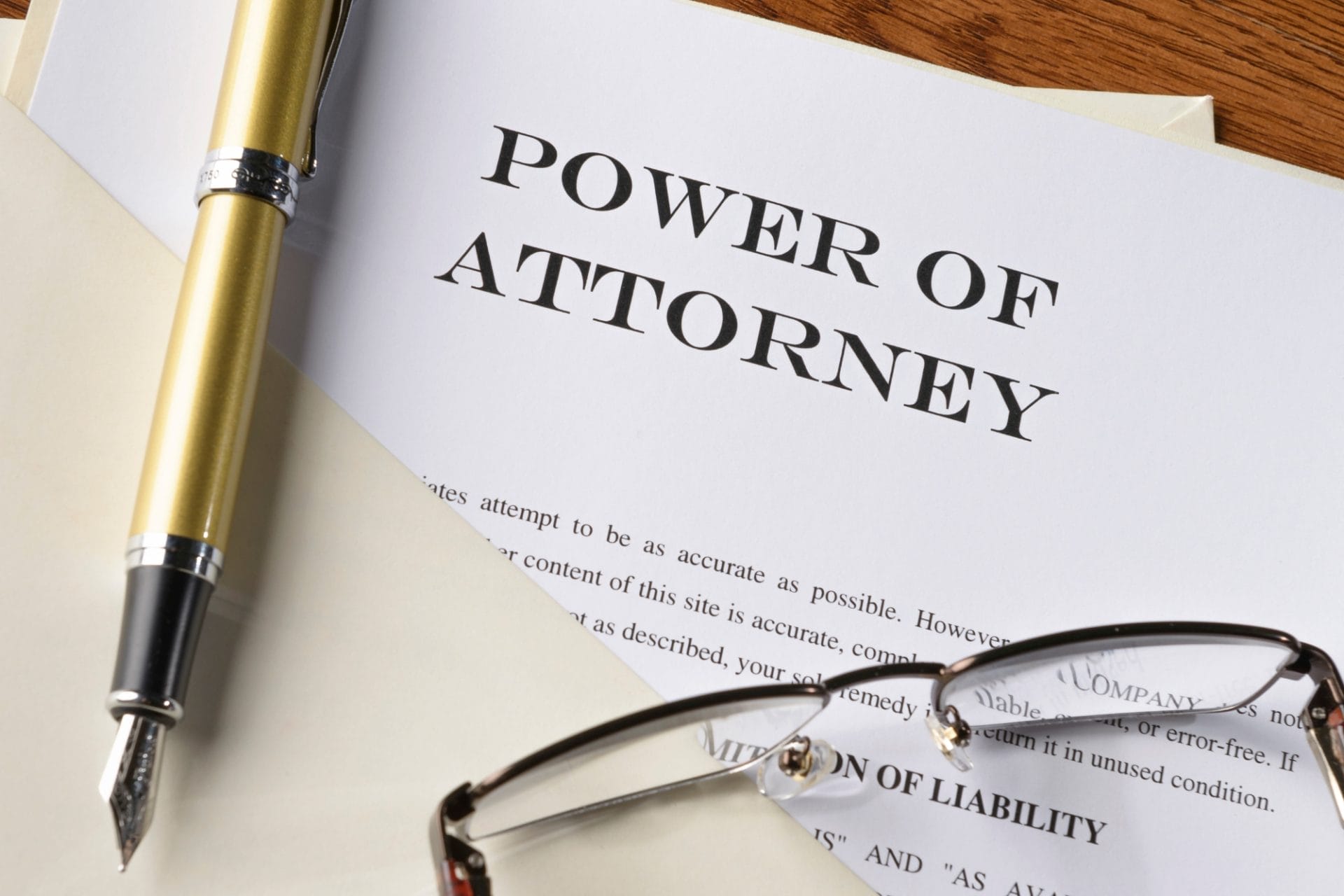 Power of Attorney document